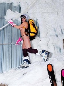 Скандал из-за откровенных фото горнолыжницы